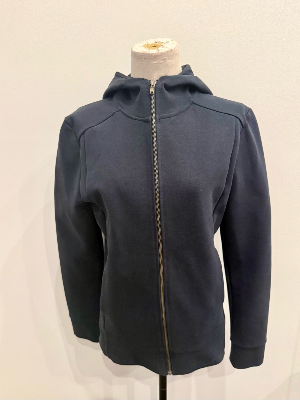 Men's Zip-Front Hooded Jacket - black